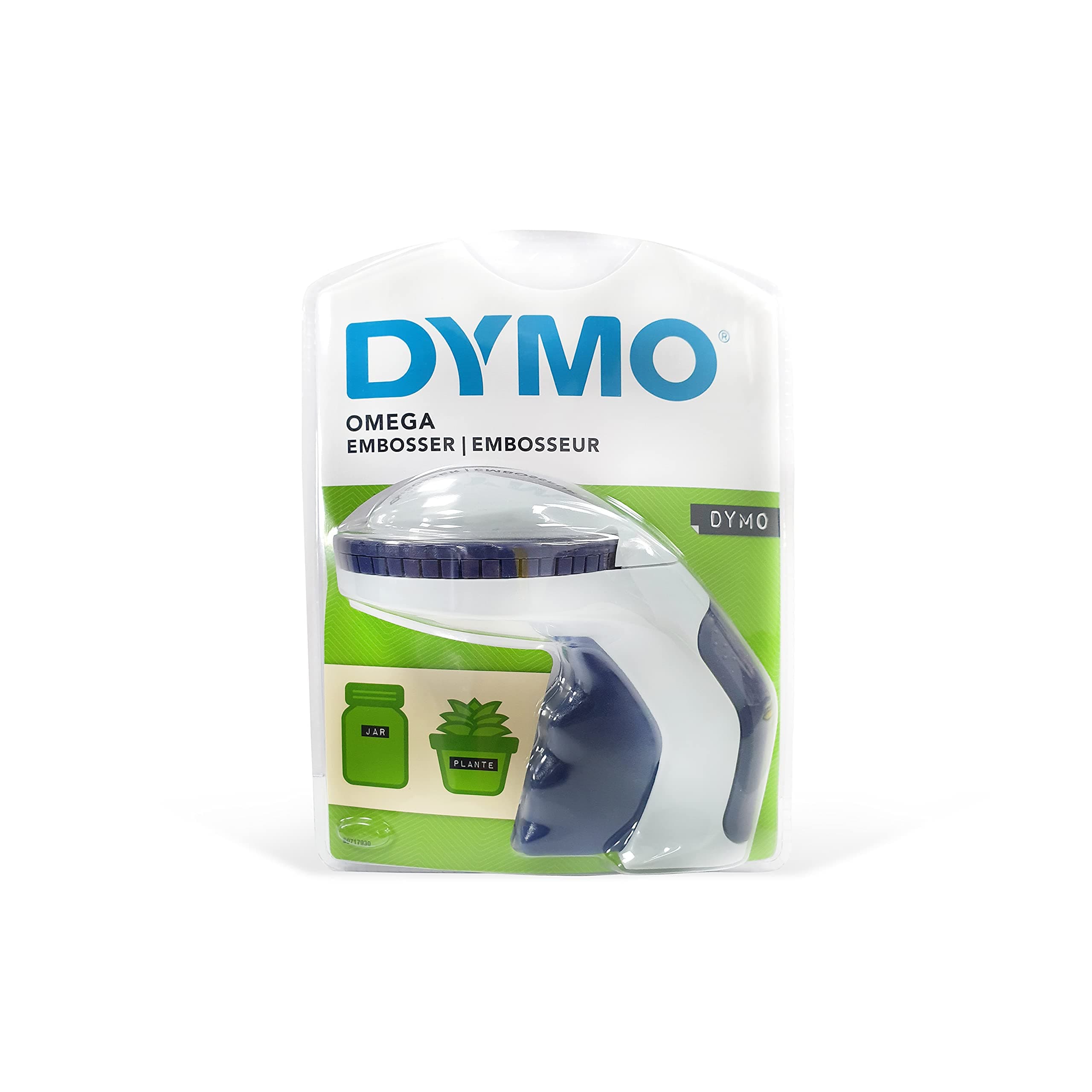DYMO Omega, Home Embossing Label Marker using with 3D Embossing Labels, blue, S0717930