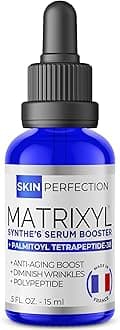 Skin Perfection Matrixyl Synthe 6 Palmitoyl Tetrapeptide 38 DIY Anti-Aging Serum Youth Boost Wrinkle Filler Crow's Feet Laugh Lines on Forehead S-6 6000 Skin Perfection .5 oz, 300 drops