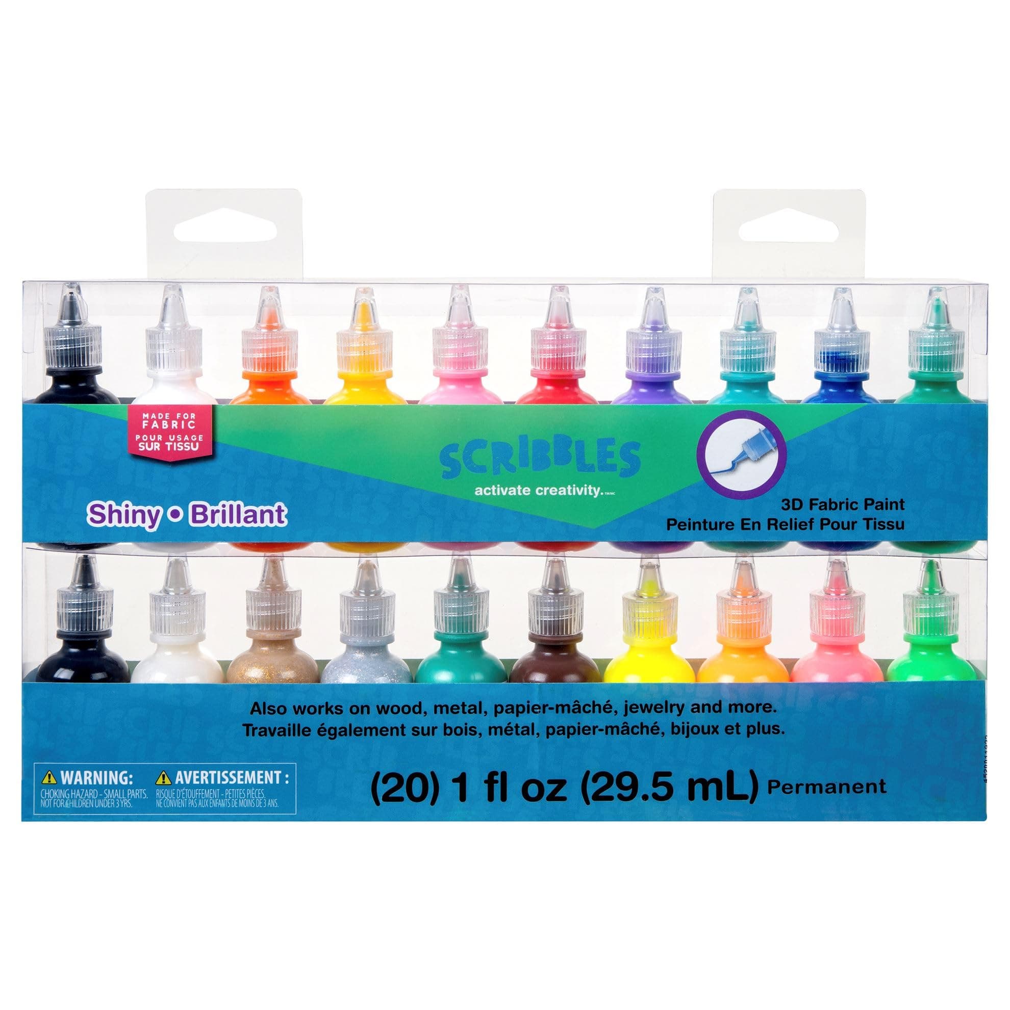 I Love To Create SC-26515 Scribbles 3D Fabric Paints 1 Oz 20 kg