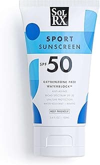 SPORT SPF 50 Sunscreen, Oxybenzone Free, Broad Spectrum UVA/UVB, Fragrance Free, Reef Friendly