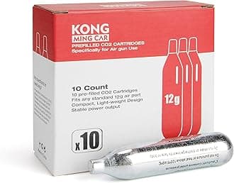 8 Gram / 12 Gram CO2 Cartridges, Non-Threaded,High-Grade CO2 Cylinder CO2 Cartridges for Paintball Guns,Pellet Guns, BB Guns and Airsoft Guns