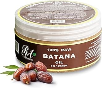 RA COSMETICS 100% Natural Unrefined Batana Hair Oil for Growth, Repair & Strength | 8 oz Nourishing Moisturizer for Damaged Hair from Honduras
