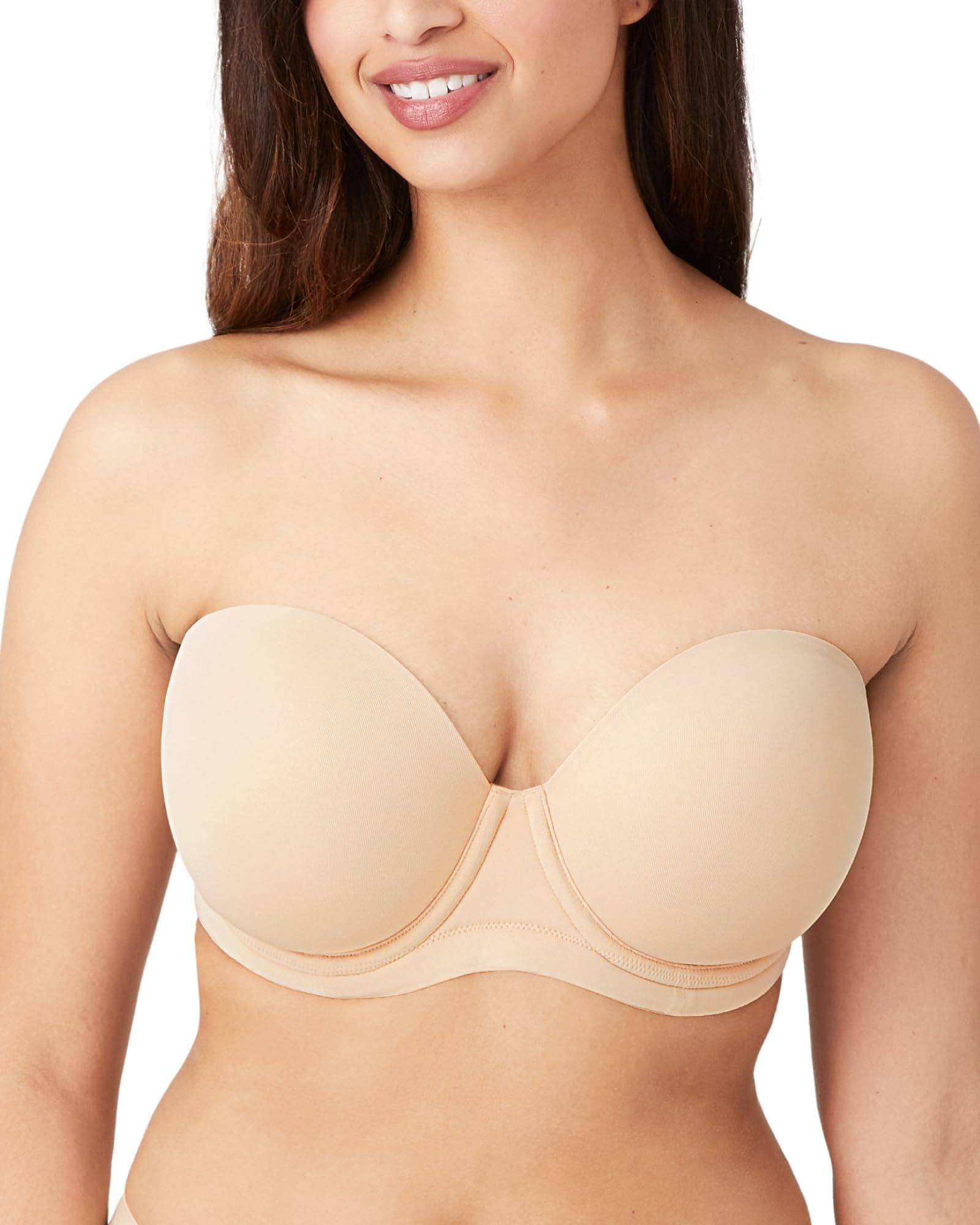 Wacoal Women's Red Carpet Lightly Padded Full Coverage Underwire Strapless Bra, 854119 Full Coverage Bra (Pack of 1)