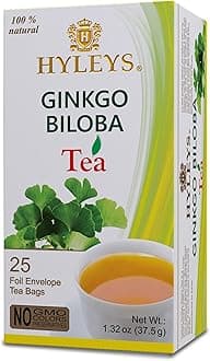 Hyleys Ginkgo Biloba Green Tea – 25 Tea Bags