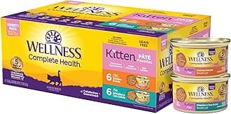 Complete Health Pate Kitten Wet Cat Food, Natural, Protein-Rich, Grain Free, 3 Ounce, 12 Pack, (Whitefish & Chicken Variety Pack)