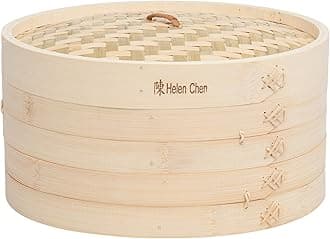 Helen's Asian Kitchen 97010 Steamer, Natural Bamboo