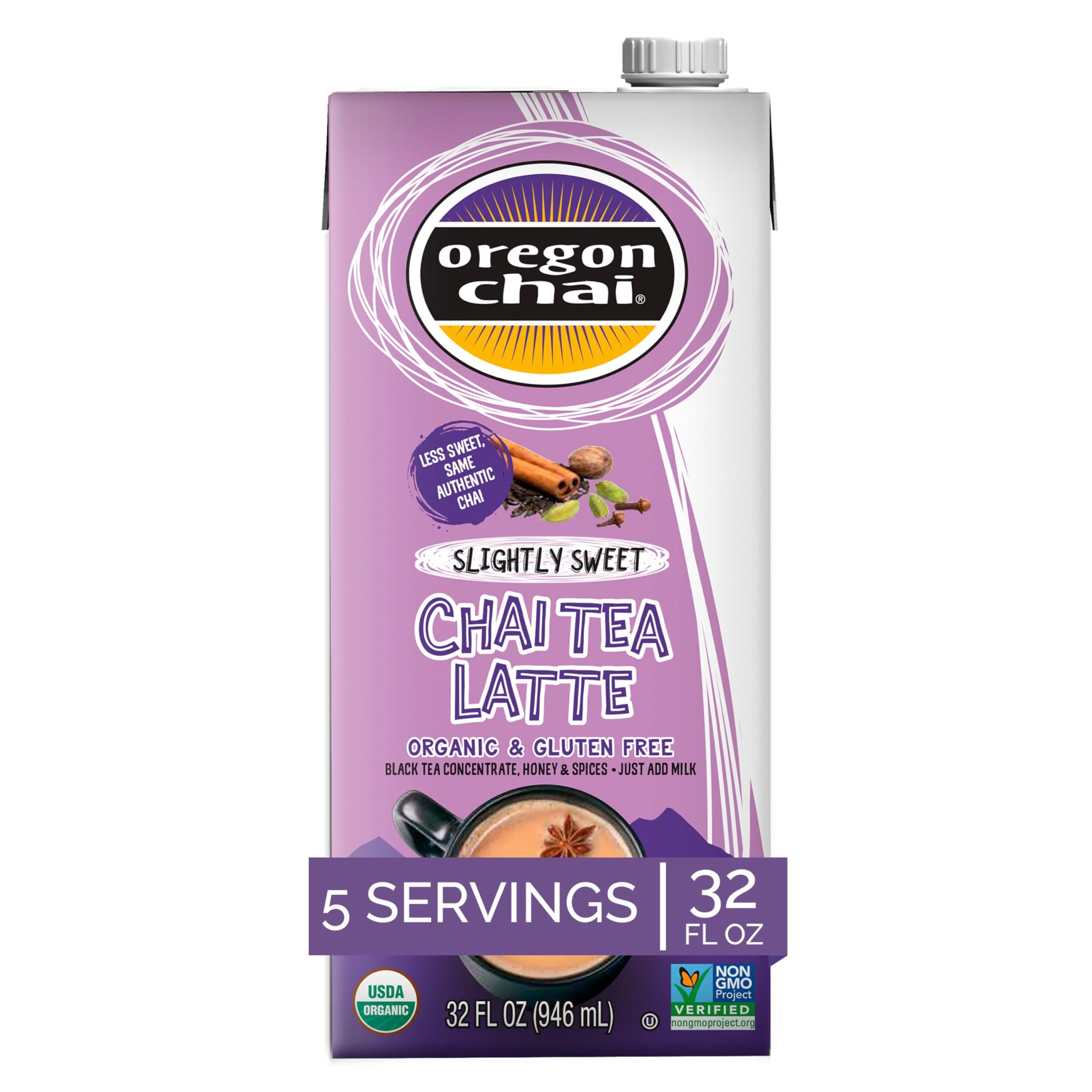 Original Chai, Slightly Sweet, 32 oz
