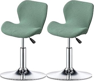 ELYSYSRL Bar Stool Cover Set of 2/4/6 Shell Back Adjustable Swivel Bar Stools Slipcover,Barstool Protector Covers for Dining Room Kitchen (Color : #10, Size : 2pcs)