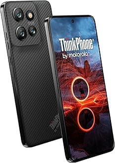 Motorola ThinkPhone 25 Dual-SIM 256GB ROM + 8GB RAM (GSM Only | No CDMA) Factory Unlocked 5G Smartphone (Carbon Black) - International Version