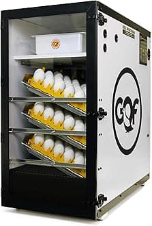 Pinnon Hatch Farms Incubator GQF 1502 Cabinet Incubator Hatcher Holds Up to 288 Chicken Eggs Includes + 6pk Hatching Egg Trays & 3030 Water Reserve System (with 6 Universal Trays)