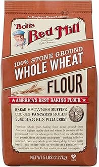 Bob's Red Mill Whole Wheat Flour - 5 lb (Pack of 3)