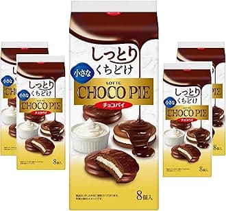 Lotte Petit Choco Pie, 8 Pieces x 5 Packs