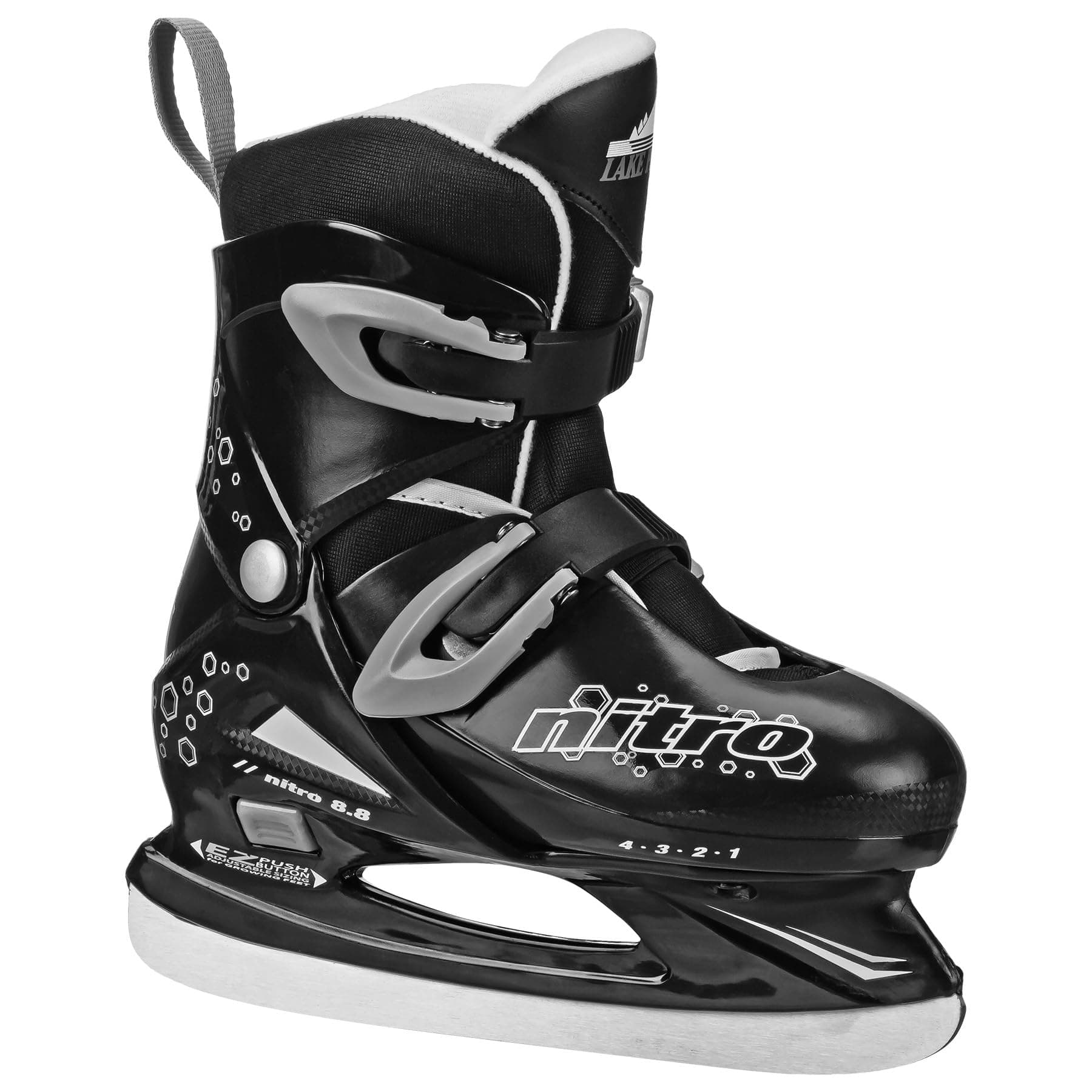 Boys Nitro 8.8 Adjustable Ice Skates