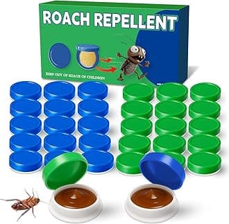 - 32PCS Roach Bait & Killer – Effective Cockroach Repellent and Gel for Quick Elimination of Indoor Roach Nests, Suitable of Roaches, Easy to Use, Perfect Solution for Hard-to-Reach Areas.