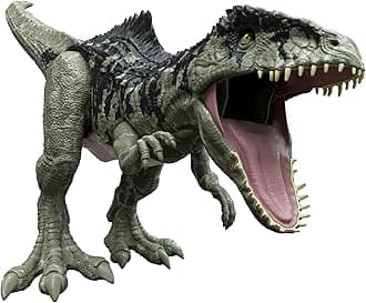 Mattel Jurassic World New Ruler Super Big! Giganotosaurus GWD68, Total Length: Approx. 39.0 inches (99 cm), Dinosaur Toy, 4 years old and up, Present