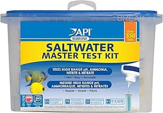 Api Saltwater Aquarium Master Test Kit, 550 Count, Multicolor, 11 Count (Pack Of 1)