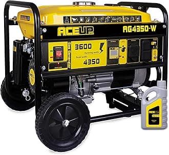 4350W Generator with Whees