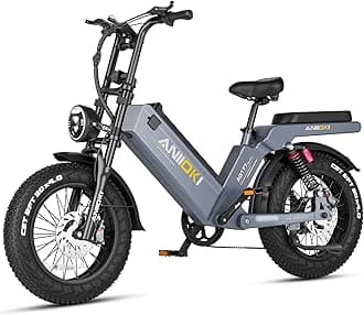 ANIIOKI eBike,AQ177 PRO MAX Electric Bike,48/52V 60Ah Electric Commuting Bike,200Miles Long Range, Peak 1200W Power Ebike, Electric Bicycle for Adults