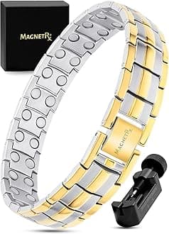 MagnetRX Ultra Strength Gold & Silver Magnetic Bracelet