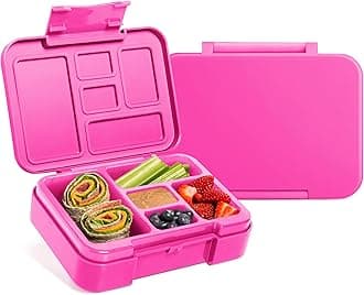 Simple Modern Bento Lunch Box for Kids | BPA Free, Leakproof, Dishwasher Safe | Lunch Container for Girls and Boys, Toddlers | Porter Collection | 5 Compartments | Raspberry Vibes