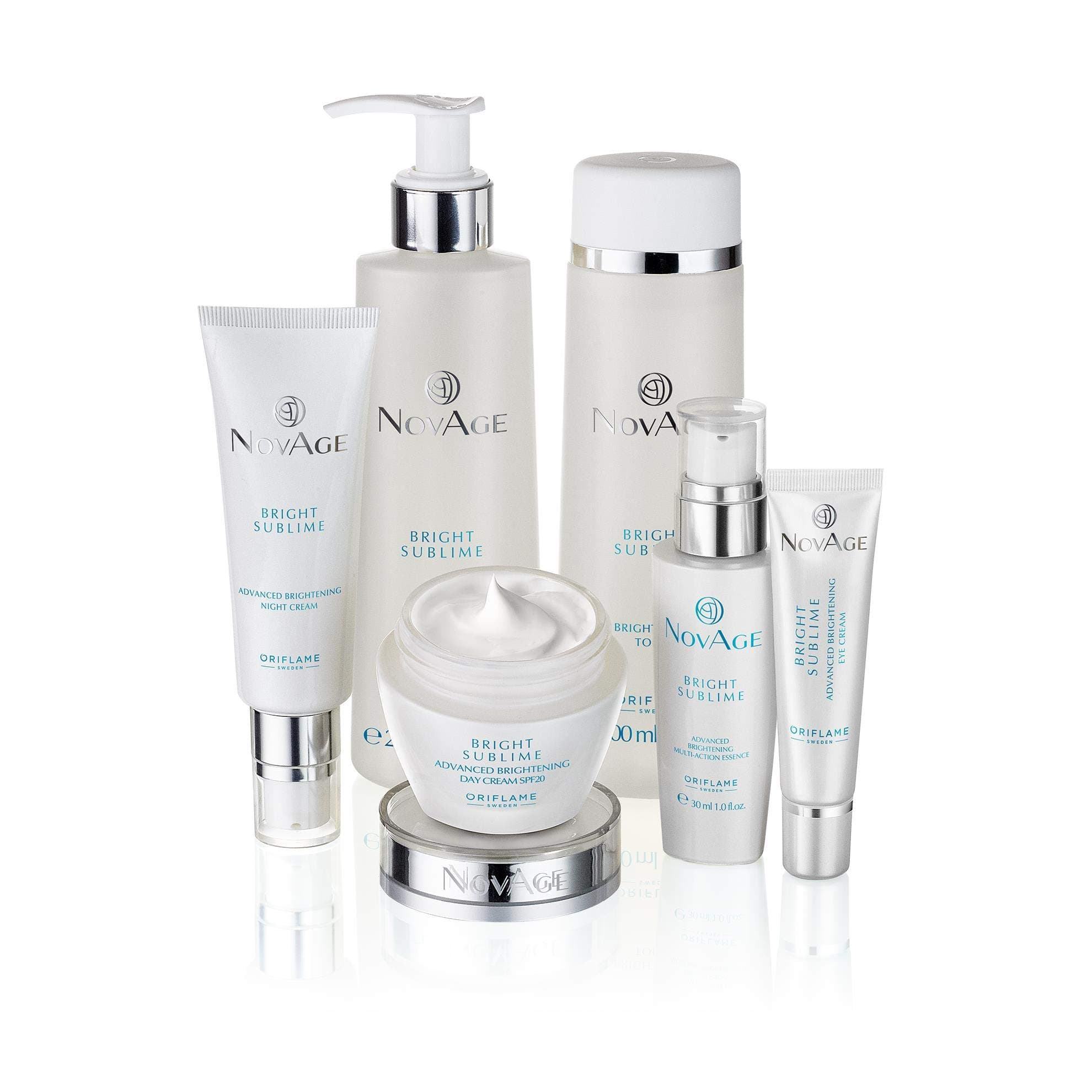 NovAge Bright Sublime set For completely safe brightening solution to help correct skin pigment imperfections and reveal the bright, even flawless complexion you desire