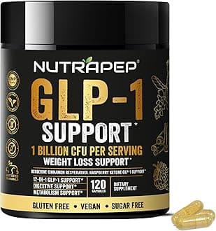 NutraPep GLP-1 Support Probiotic Weight Loss Supplement - Glp1 Support with Berberine for Fat Burn