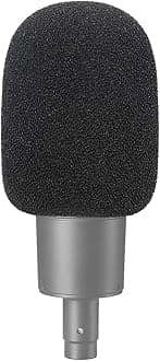 YOUSHARES AT2020 Pop Filter Foam Cover - Large Mic Windscreen for AT2020 AT2020USB+ AT2035 Condenser Microphone to Blocks Out Plosives