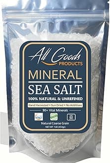 Baja Coarse Grain Sea Salt, 16 oz Natural Mineral Salt from Mexico, Unrefined...