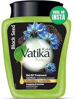 Vatika Naturals Blackseed Hammam Zaith Hair Mask -1kg |Lightweight & Non-Sticky Formula Enriched With Blackseed | Adds Shine, Thickens Hair, Promotes Hair Growth