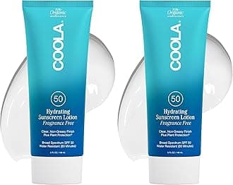 Organic Sunscreen SPF 50 Sunblock Body Lotion, Dermatologist Tested Skin Care for Daily Protection set