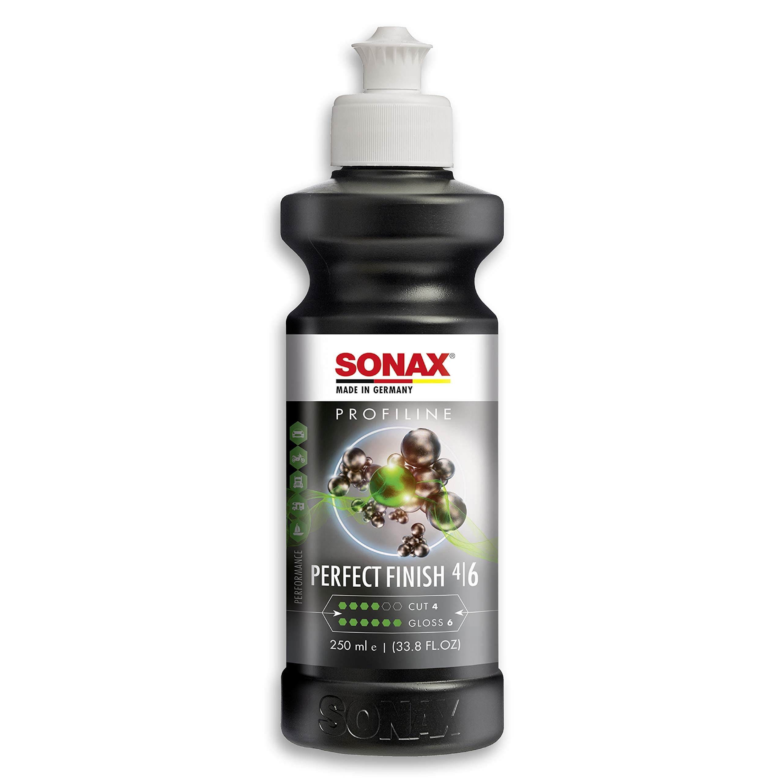 Sonax (224141) Profiline Perfect Finish - 250 ml | Removes scratches, sanded paint defects,paint runs, and water spots