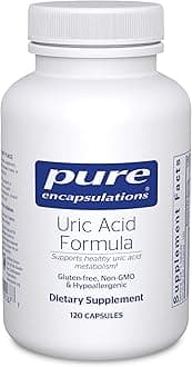 Pure Encapsulations - Uric Acid Formula - Hypoallergenic Supplement with Vitamins and Herbal Extracts to Support Healthy Uric Acid Metabolism - 120 Capsules