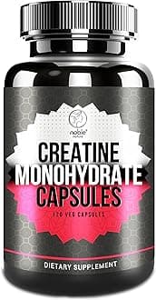 Creatine Monohydrate Capsules - 120 Veg Capsules - Supports Muscle Recovery & Energy Boost