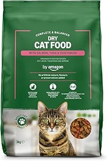 – Complete Dry Cat Food with Salmon, Tuna and Vegetables, 1 pack of 3kg