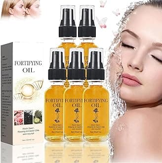 Castor Oil Black Seed Oil Rosehip Oil Face Serum, Lilinas Castor Oil Black Seed Oil Rosehip, Black Seed Oil, Castor Oil Rosehip Oil, Nourishing Skin (5PCS)
