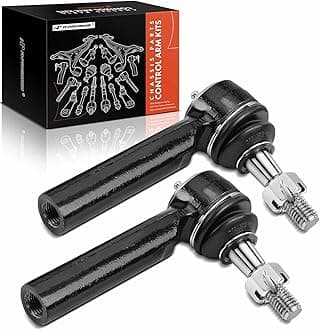 A-Premium 2 x Front Outer Tie Rod Ends, Compatible with Chevy Silverado 1500 14-19, Tahoe/Suburban 15-20 & GMC Sierra 1500 14-18, Sierra 1500 Limited 19, Yukon (XL) 15-20 & Cadillac Escalade 15-20
