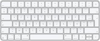 Apple Magic Keyboard: Wireless, Bluetooth, Rechargeable. Works with Mac, iPad, or iPhone; French - White