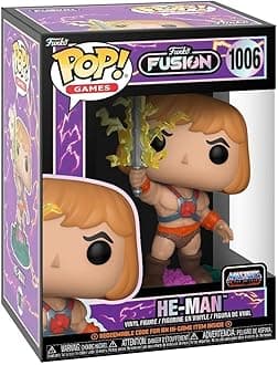 POP! Games: Fusion - He-Man W 1/6 Odds for Rare Chase Variant - 1/6 Odds for Rare Chase Variant - Masters of The Universe - Collectable Vinyl Figure - Gift Idea - Official Merchandise
