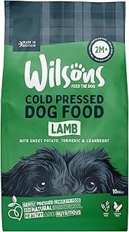 Wilsons - Cold Pressed Dog Food - Complete Dry Meal with Natural, Hypoallergenic Grain Free Ingredients - Introduce Gradually for Best Results - Suitable for Adult Dogs and Puppies 2 Months+ (10kg)