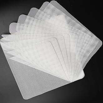 Mesh Silicone Dehydrator Sheets, 15.5x15.5 in 10 Pcs/Sets for Food Dehydrator & Freeze Dryer (15.5x15.5 INCH Mesh Silicone Dehtdrator Sheet)