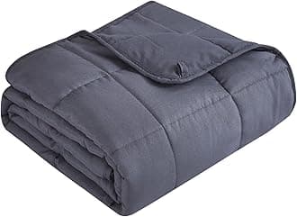 Topcee Weighted Blanket for Adults (20 lbs, 48" x 72") Twin Size Soft Cooling Heavy Blanket Sleeping, Apply to 130-160 lbs Body, Thick Breathable Blanket with Glass Bead, Easy Care
