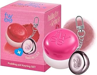 fwee Blurry Pudding Pot + Keychain SET | Airbrushed Blush & Lip, Buildable Pigment, Long-lasting, Lightweight, Easy to Blend, Natural Soft Matte Finish Makeup – Sth (Dusty Pink) | 0.17 oz