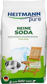 HEITMANN pure Pure soda: Ecological Multi-Purpose Cleaner for The Household, Addition to Detergent and Cleaning Agent, 1 x 500 g