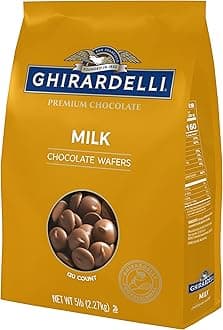 Ghirardelli Chocolate Company Milk Chocolate Wafers, 5lb (Pack of 2)