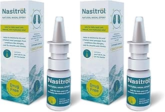 Natural Nasal Spray - Saline Nasal Care Daily Mist - Severe Nasal Spray Moisturizing Sinus Nasal Sprays & Instant Relief for Daily Use - 1.7 fl. Oz. (50 ml) Bottle (Pack of 2)