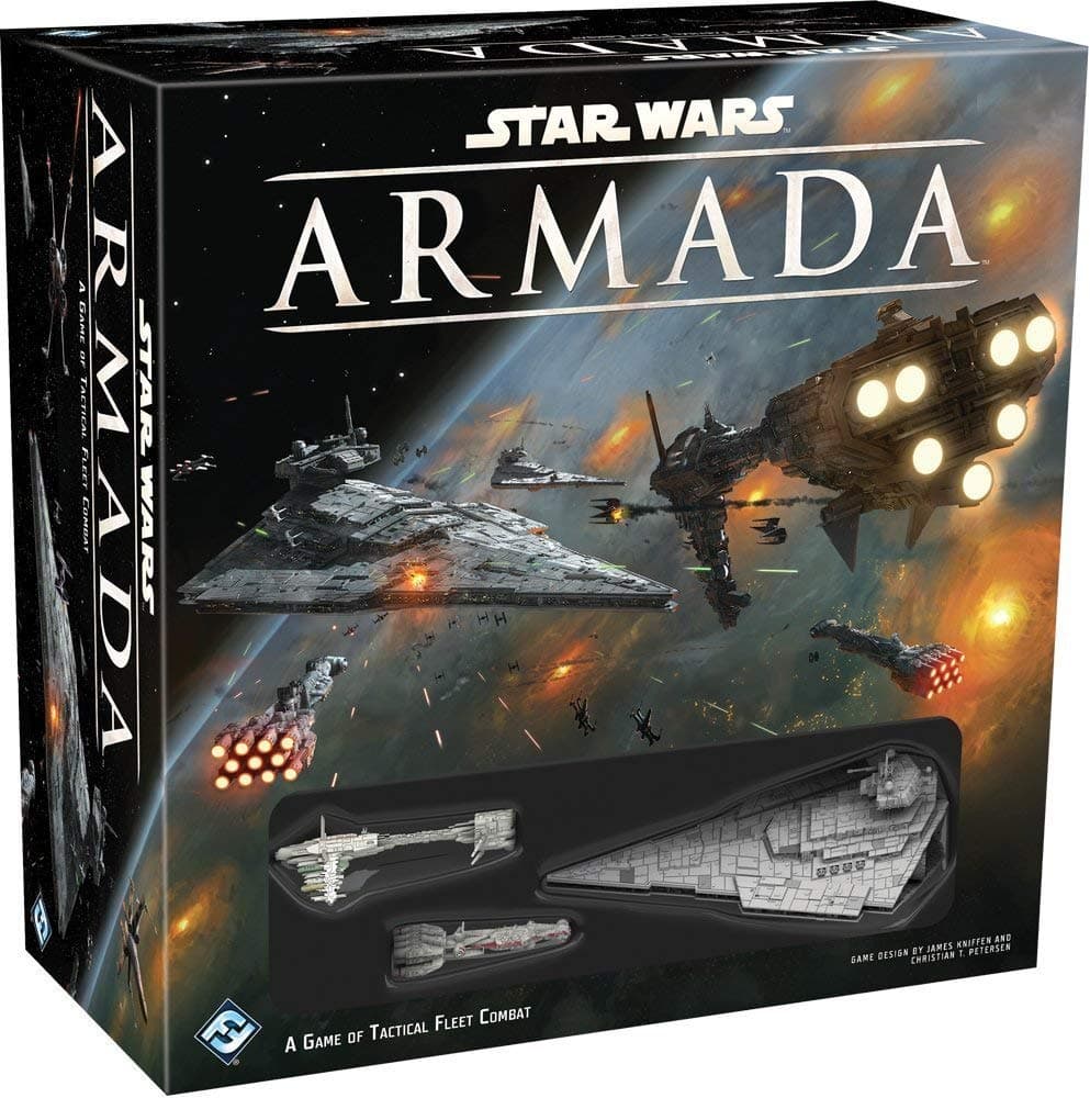 Star Wars: Armada CORE SET - Epic Space Battles Game! Strategy Game with Tabletop Miniatures for Kids & Adults, Ages 14+, 2 Players, 2 Hour Playtime, Made by Atomic Mass Games