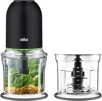 Chopper, Quadblade 2 Speeds 500 Watts MultiPractic, 500ml Bowl Capacity with extra Chopper, CH 3013 BK - Black