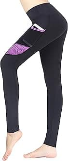 Sugar Pocket Womens Athletic Pants Workout Yoga Leggings Fitness Tights XL