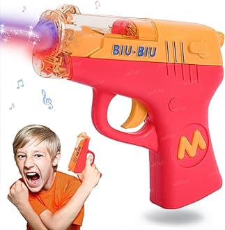 Zest 4 Toyz Electric Toy Gun for Kids with Dazzling Lights and Sound Effects Fun Exciting Play Musical Toy Gun for Boys and Girls - Assorted Colour
