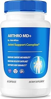 Arthro MD+ Capsules, Official Arthro MD Joint Support, All Natural Formula to Support Flexibility and Mobility, Premium Pills for Healthy Joints, Arthro M D Review (60 Capsules)